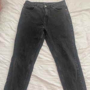 Black Zara Mom Jeans
